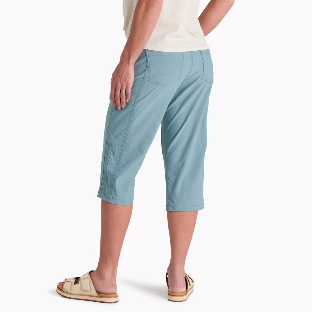 Kuhl Womens Kapri Hiking Outdoor Cargo Crop Pants Size 14 Blue